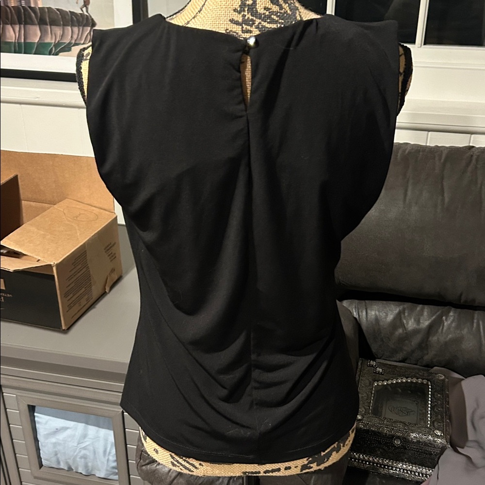 Calvin Klein Elegant Black Sleeveless Top - Picture 3 of 4